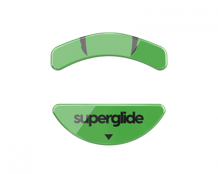 Superglide Glas Skates till Razer Viper Mini - Grön