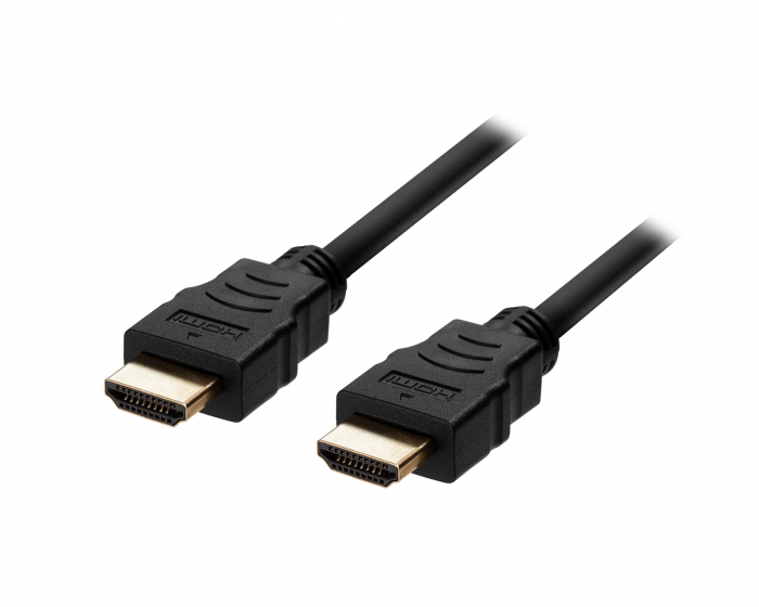 Deltaco Ultra High Speed HDMI-kabel 2.1 - Svart - 1m