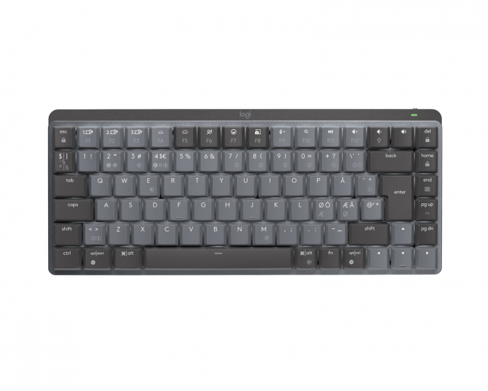 Logitech MX Mechanical Mini Trådlöst Low Profile Tangentbord [Linear] - Graphite