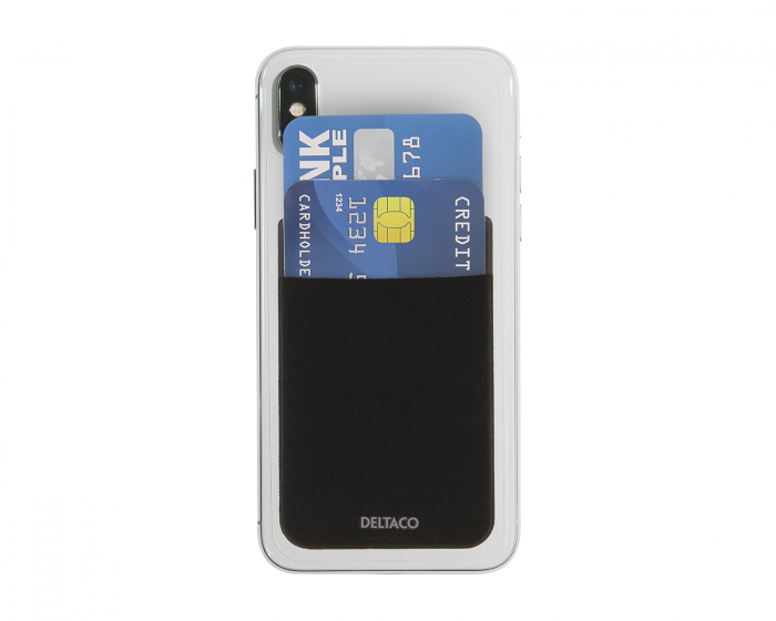 Deltaco Kreditkortshållare för Smartphones - Svart
