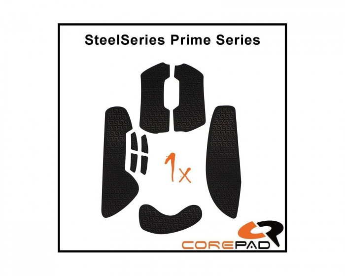 Corepad Soft Grips till SteelSeries Prime Series - Svart