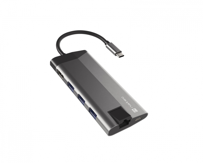 Natec Fowler Plus Dockningsstation USB-C Multiport Adapter 8 in 1