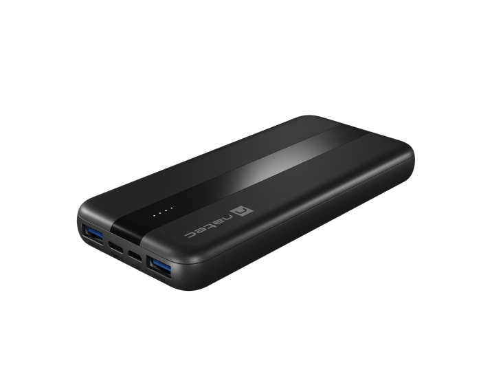 Natec Trevi Slim Q Powerbank 10000 mAh QC och PD - Svart