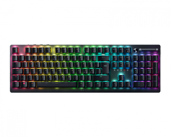 Razer Deathstalker V2 Pro Low Profile Trådlöst Tangentbord [Optical Red] - Svart