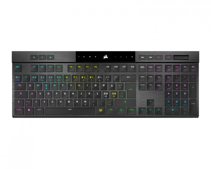 Corsair K100 AIR Wireless RGB Ultra-Thin Gaming Tangentbord [MX ULP Tactile] - Svart