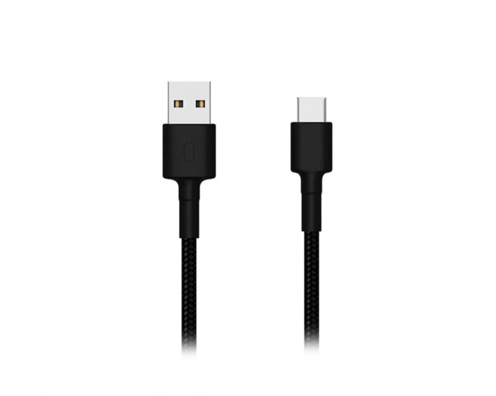 Xiaomi Mi Type-C Braided Cable - 1m - Svart USB-A till USB-C Kabel