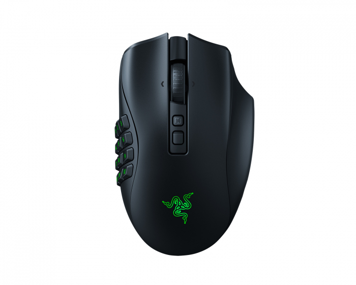 Razer Naga V2 Pro - Trådlös MMO Gamingmus - Svart