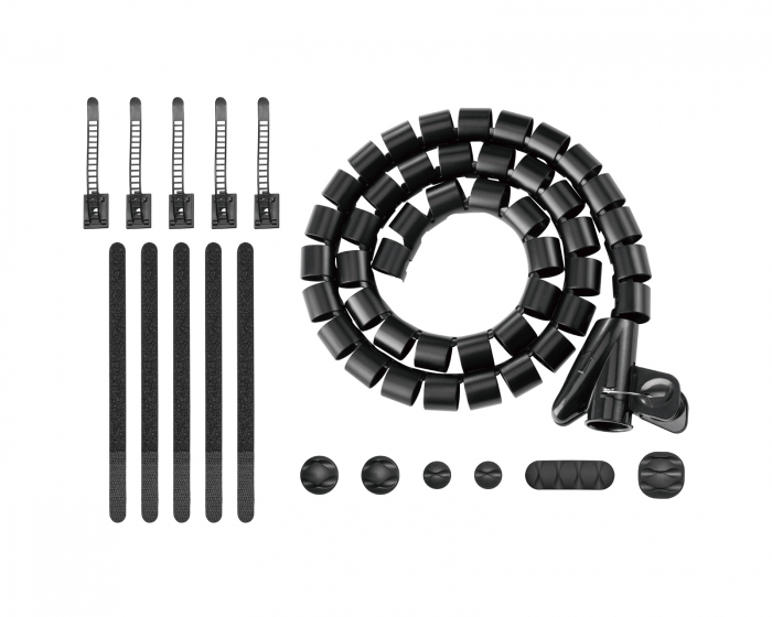 MaxMount Kabelhanteringssats - Kabelkit av Kabelhållare & Kabelband