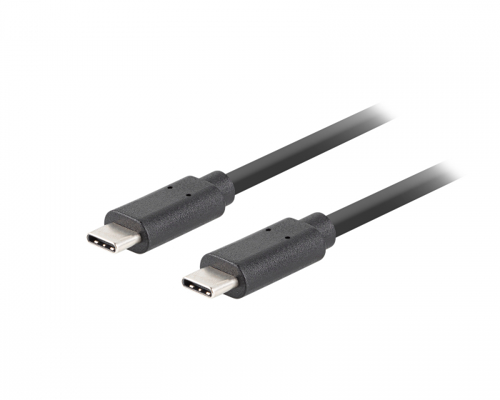 Lanberg USB-C Kabel 3.1 Gen 2 (10GB/s) PD100W Svart - 1.8m