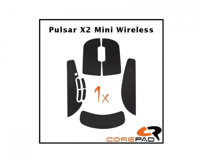Corepad Soft Grips till Pulsar X2 Mini / X2V2 Mini Wireless - Svart