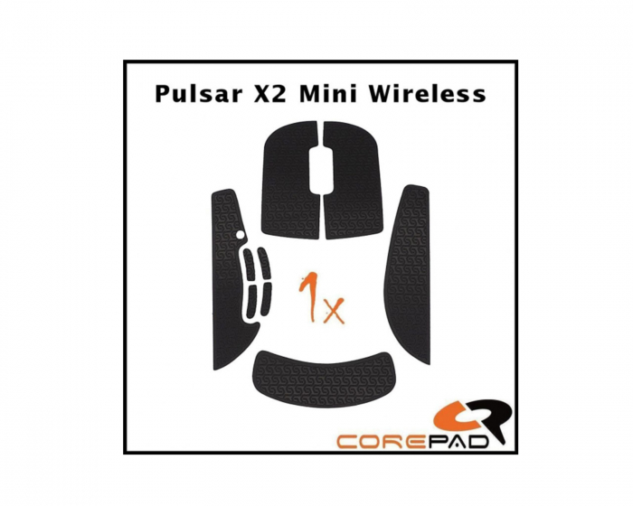 Corepad Soft Grips till Pulsar X2 Mini / X2V2 Mini Wireless - Vit