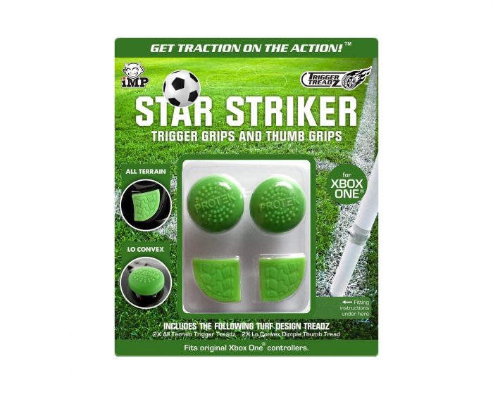 Trigger Treadz Xbox Star Striker Trigger & Thumb Grips - Grepp till Xbox Kontroll