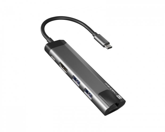 Natec Fowler GO Dockningsstation USB-C Multiport Adapter 5 in 1 (100W)