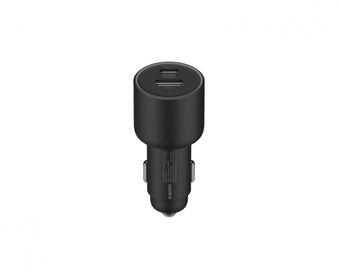 Xiaomi Mi 67W Dual-Port Car Charger (USB-A + Type-C) - Svart Billaddare