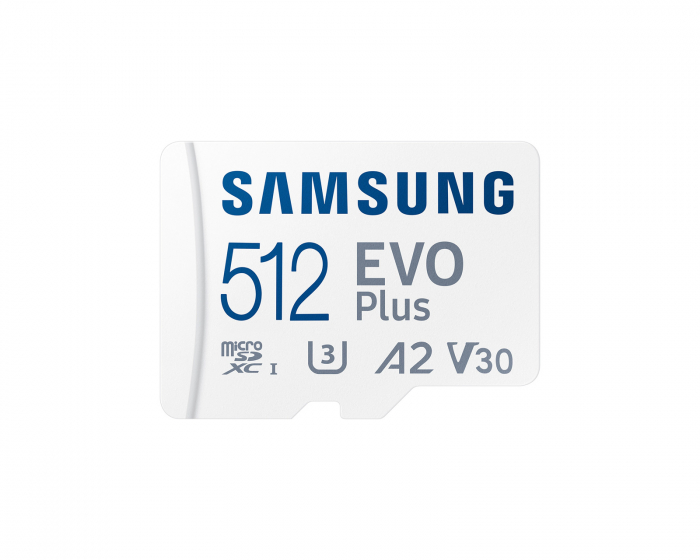 Samsung EVO Plus microSDXC 512GB & SD adapter - Minneskort