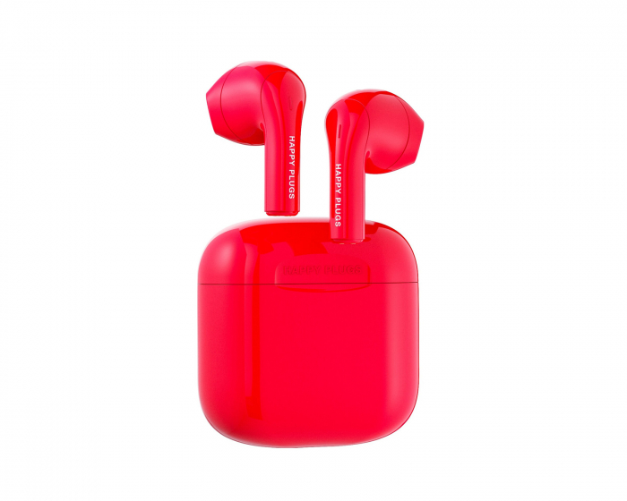 Happy Plugs Joy True Wireless Headphones - TWS In-Ear Hörlurar - Röd
