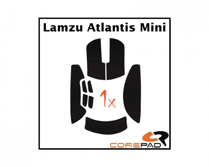Corepad Soft Grips till Lamzu Atlantis Mini - Blå
