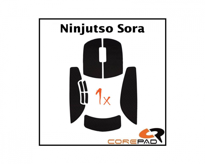 Corepad Soft Grips till Ninjutso Sora - Svart