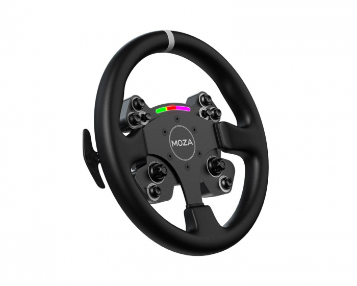 Moza Racing CS v2 Steering Wheel Leather - (33cm) Ratt för Racing