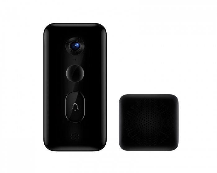 Xiaomi Smart Doorbell 3 WiFi - Trådlös Smart Dörrklocka med Kamera - Svart