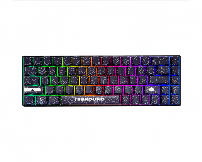 Higround BLACKICE Base 65 Hotswap Gaming Tangentbord - ANSI [White Flame]