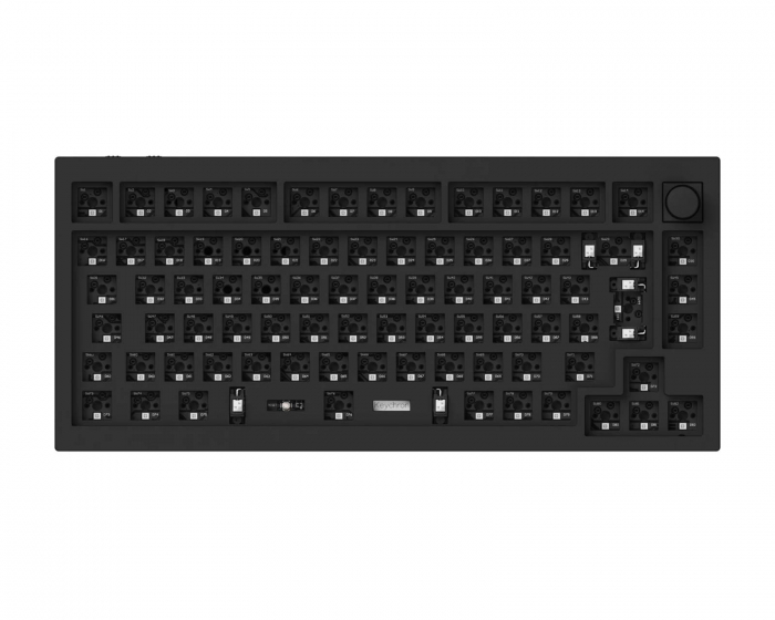 Keychron Q1 Pro QMK 75% ISO Barebone Trådlöst Tangentbord - Carbon Black