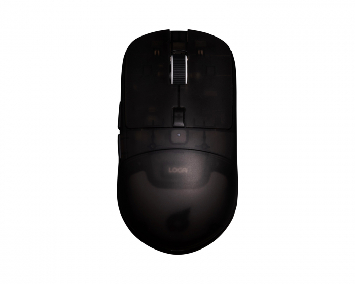 Loga Shinryu Pro Wireless Gamingmus - Hotswappable Switch - Svart/Transparent