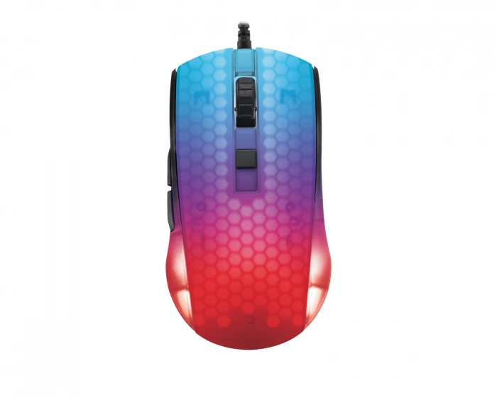 Deltaco Gaming DM310 Semi-Transparent RGB Gamingmus - Svart