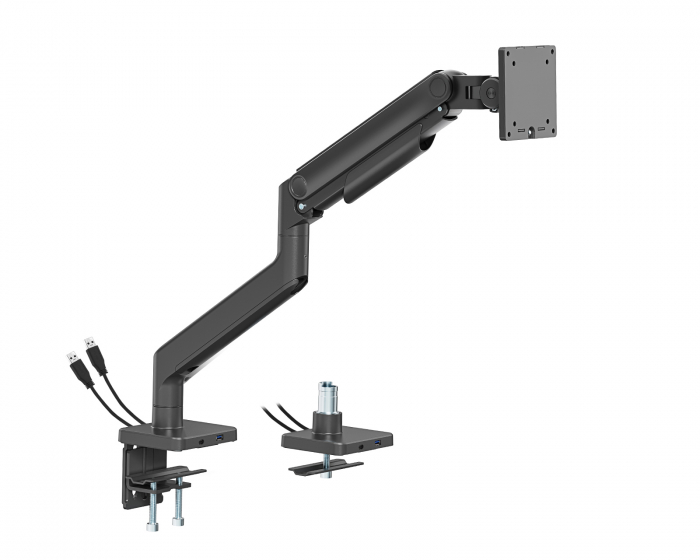 MaxMount Skärmstativ 20kg Heavy-Duty 17”-49” Svart - 1 Skärm