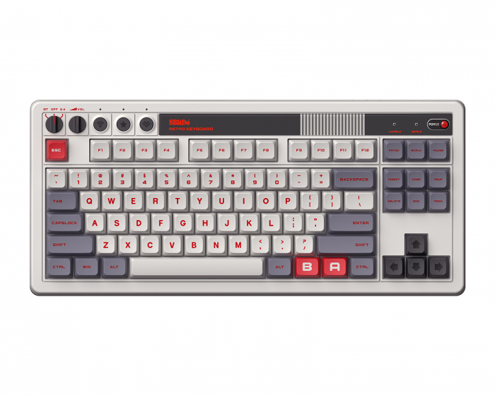 8Bitdo Retro Mechanical Keyboard - Trådlöst Tangentbord ANSI - N Edition