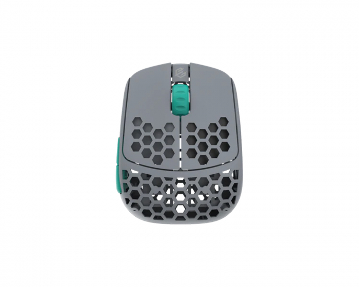 G-Wolves HSK Pro 4K Wireless Mouse - Fingertip Trådlös Gamingmus - Grå/Grön