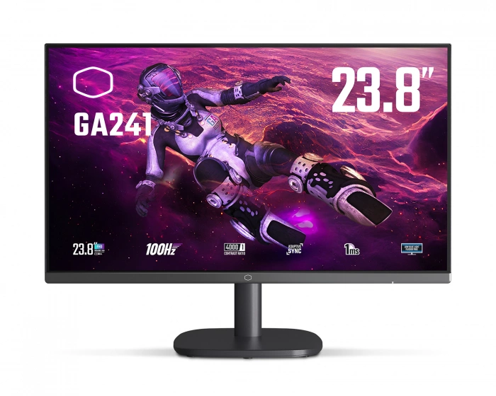 Cooler Master GA241 23.8″ FHD VA 100Hz 1ms Gamingskärm