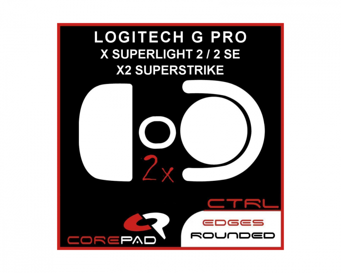Corepad Skatez CTRL till Logitech G PRO X SUPERLIGHT 2 / 2 SE & X2 SUPERSTRIKE