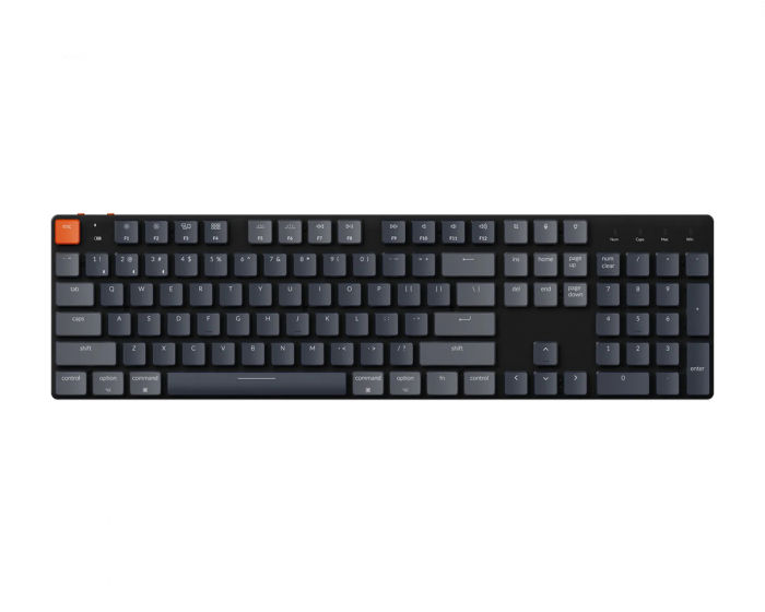 Keychron K5 SE Low Profile Hotswap Trådlöst Tangentbord RGB Aluminum [K Optical Red]