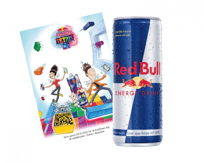 Red Bull Medskickskampanj! - Energy Drink, 250ml, Original + Red Bull Flyer