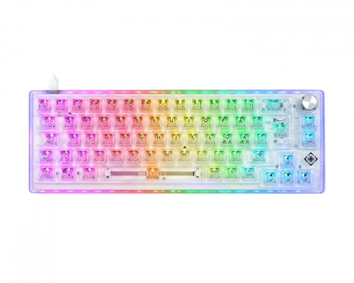 Deltaco Gaming DK460 RGB 65% Hotswap Mekaniskt Tangentbord [KTT Red]