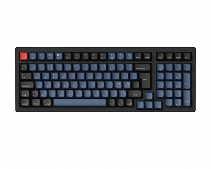 Keychron K4 Pro QMK 96% RGB Hotswap Trådlöst Tangentbord [K Pro Red]