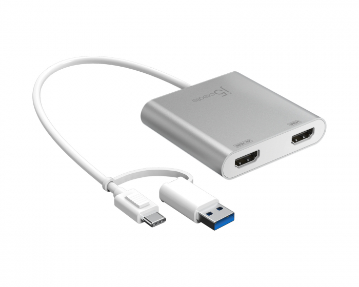 j5create USB-C till Dual HDMI Multi-Monitor Adapter