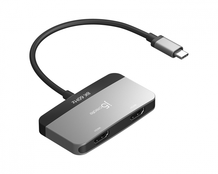 j5create 8K USB-C till Dual HDMI Display Adapter