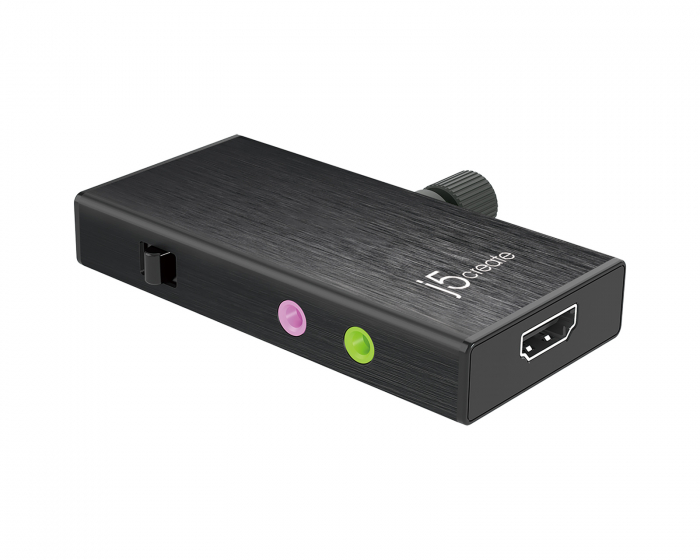 j5create Live Capture Adapter HDMI till USB-C med Strömförsörjning