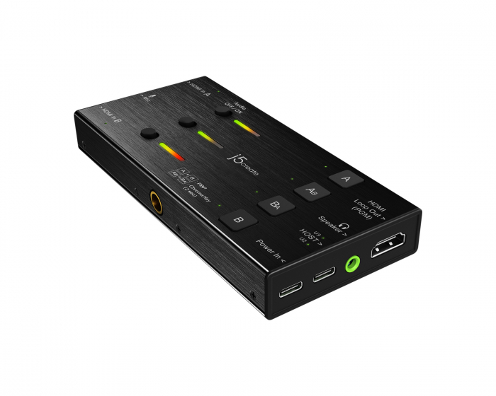 j5create Dual HDMI Video Capture, 2 HDMI till USB-C med Strömförsörjning 60W