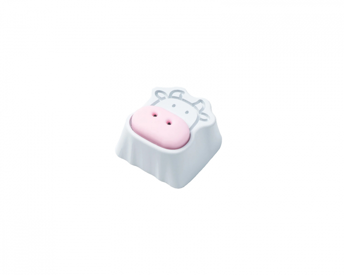 Keychron Cute Cow Silicone Aluminum Alloy Artisan Keycap - Vit