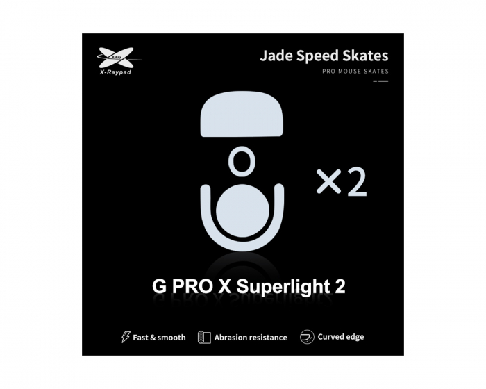 X-raypad Jade Mouse Skates till Logitech G Pro X Superlight 2