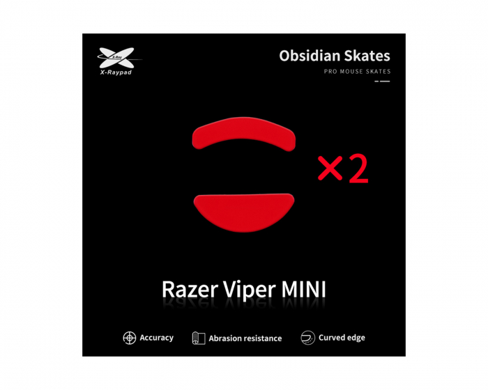 X-raypad Obsidian Mouse Skates till Razer Viper Mini