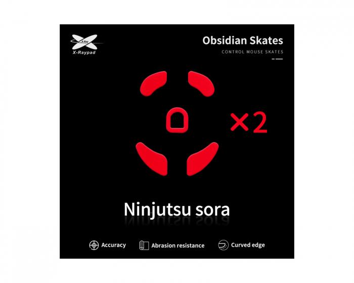 X-raypad Obsidian Mouse Skates till Ninjutso Sora