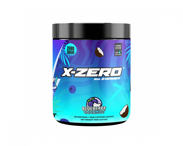 X-Gamer X-Zero Blueberry & Coconut - 100 Serveringar