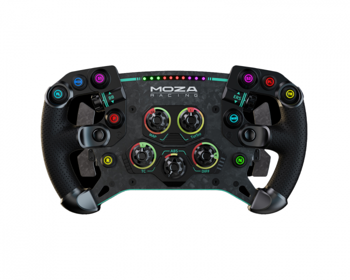 Moza Racing GS V2P Microfiber Leather GT Steering Wheel - 30cm Ratt för Racing