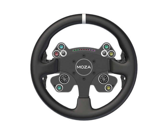 Moza Racing CS V2P Leather Steering Wheel - 33cm Ratt för Racing