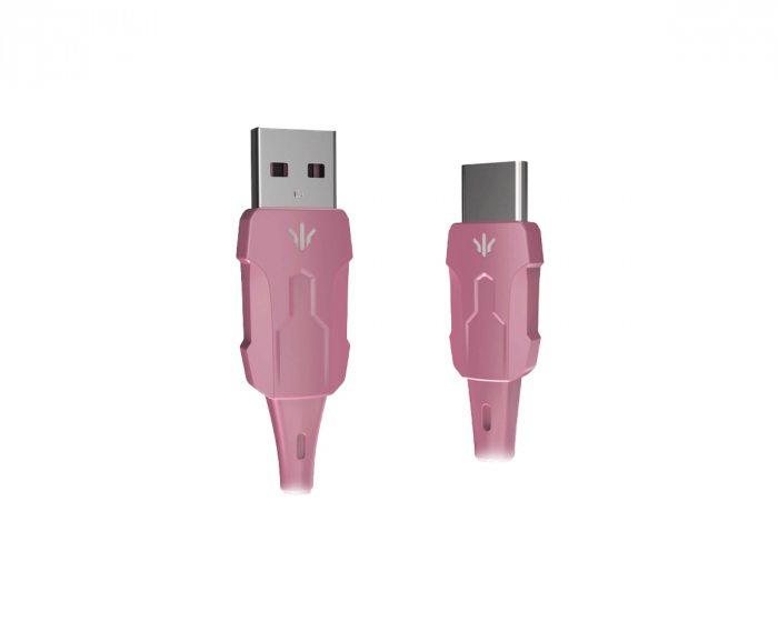 WLMouse Paracord USB-C Kabel - Rosa