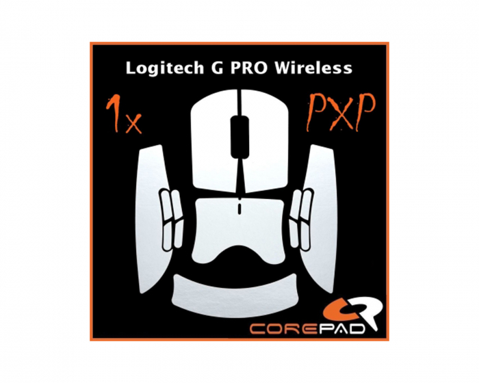 Corepad PXP Grips till Logitech G PRO Wireless - White